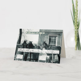 おもしろカード – ホースディナー シーズンカード