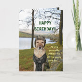 おもしろカード: Hunterまたは軍隊用 カード (正面)