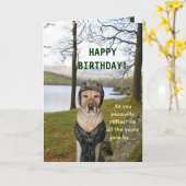 おもしろカード: Hunterまたは軍隊用 カード (黄色い花)