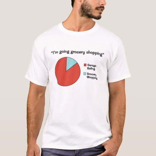 おもしろガレージセールTシャツ Tシャツ (正面)