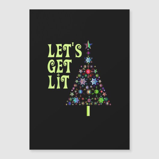 おもしろクリスマス Let's Get Lit (正面)