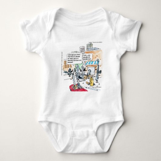 おもしろグッズ Tシャツやカード ベビーボディスーツ (正面)
