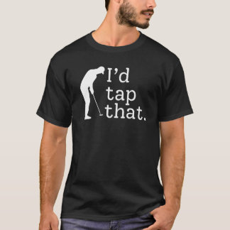 おもしろゴルフTシャツ Id Tap That Tシャツ