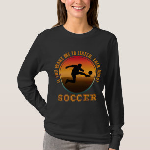 おもしろサッカーの名言 ヴィンテージ シルエット プレーヤー Tシャツ