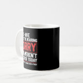 おもしろサバサバおやじ 選択的聴覚障害者 コーヒーマグカップ (正面左)