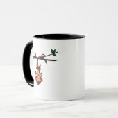 おもしろサル柄 コーヒーカップ (正面左)
