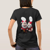 おもしろサンタジョークTシャツ Tシャツ (裏面)