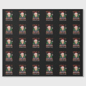 おもしろサンタジョー・バイデン メリー うーん クリスマス ダサい ラッピングペーパー (フラット)