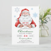 おもしろサンタ企業ホリデークリスマスパーティ 招待状 (スタンド正面)