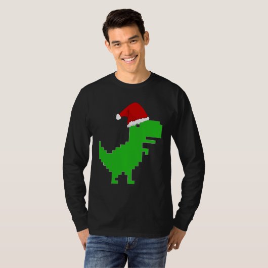 おもしろサンタT-Rex Tシャツ (正面フル)