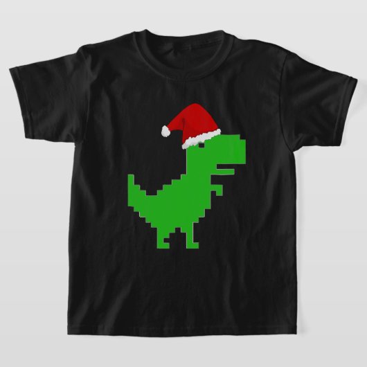 おもしろサンタT-Rex Tシャツ (レイダウン)