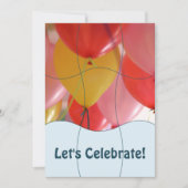 おもしろジグソーパズルテーマの誕生日9ピースカスタムフォト 招待状 (正面)