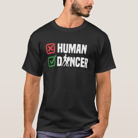おもしろジャズダンスダンス Tシャツ (正面)