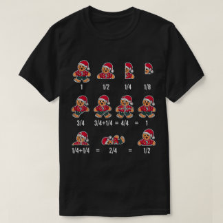 おもしろジンジャーブレッド クリスマスマスデザイン Tシャツ