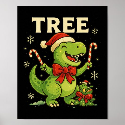 おもしろジンジャーブレッド クリスマス キッズ デザイン ポスター (正面)