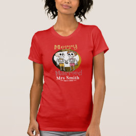 おもしろスケルトンカップルTシャツ Tシャツ