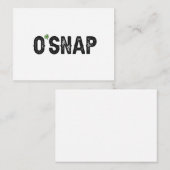 おもしろスナップ楽しいアイルランドのセントパトリックデーのギフト ノートカード (正面/裏面)