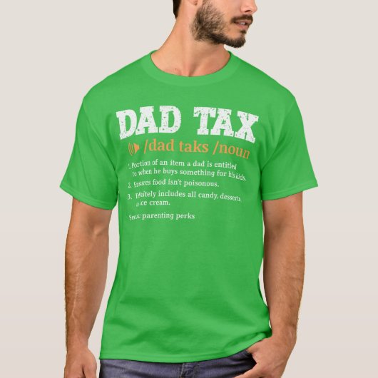 おもしろダダ定義レトロヴィンテージ家族 Tシャツ (正面)