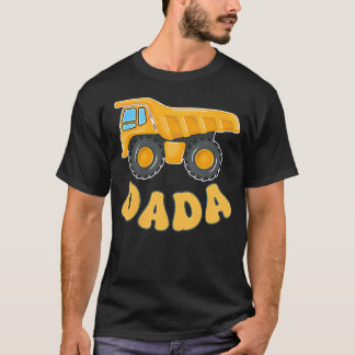 おもしろダダ建設ショベルカーお揃いファミリー Tシャツ