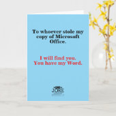 おもしろダッドジョークデザイン カード (黄色い花)