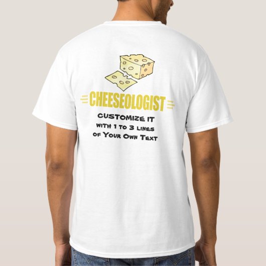 おもしろチーズ Tシャツ (裏面)