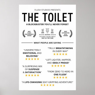 おもしろトイレレビュー ポスター