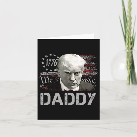 おもしろトランプお父さん カード (正面)