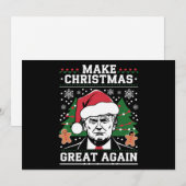 おもしろトランプ2024 クリスマスを再び偉大に シーズンカード (正面/裏面)