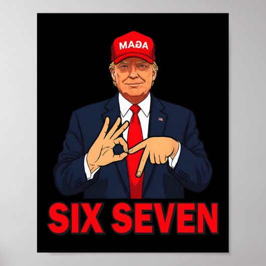 おもしろトランプ67ミーム衣装 六七 クリスマス ポスター (正面)