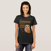 おもしろナマケモノのハロウィン・ビジュアル Tシャツ (正面フル)