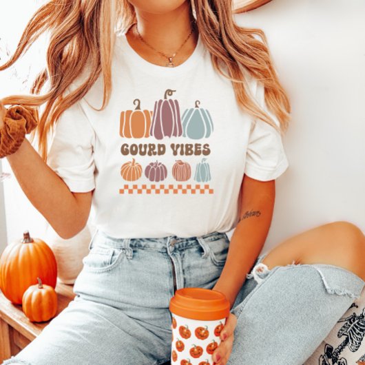 おもしろハロウィン「カボチャVibes」 Tシャツ