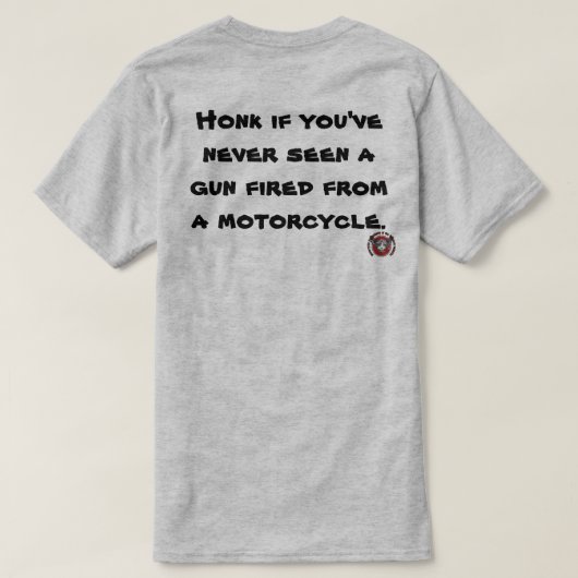 おもしろバイカーTシャツ Tシャツ (デザイン裏面)