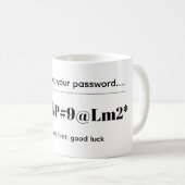 おもしろパスワード コーヒーマグカップ (正面右)
