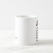 おもしろパパは常にあなたの経済的負担 コーヒーマグカップ (中央)