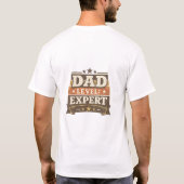 おもしろパパグラフィックTシャツ Tシャツ (裏面)