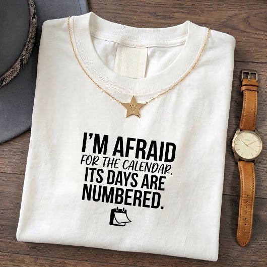 おもしろパパジョークTシャツ 恐れる日 引用 Tシャツ