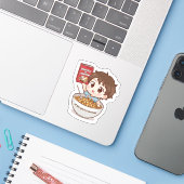 おもしろパパ用シリアルサバイバルステッカー シール (ノートパソコンとiPhone)