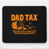 おもしろパパ税ハロウィン マウスパッド (正面)