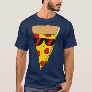 おもしろピザ ピザTシャツ キュートピザ サングラス ピザ Tシャツ
