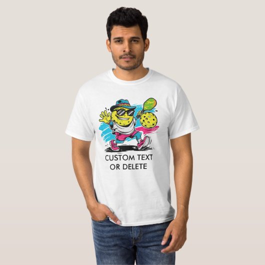おもしろピックルボール Tシャツ (正面フル)