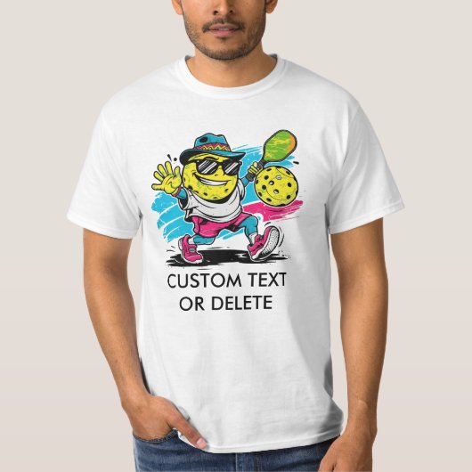 おもしろピックルボール Tシャツ (正面)