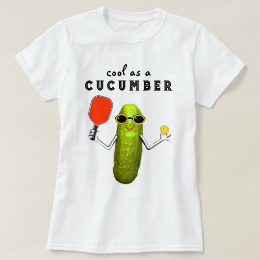 おもしろピックルボールTシャツ Tシャツ (デザイン正面)