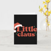 おもしろファミリー リトルクラウス T シャツ カード (黄色い花)