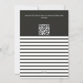 おもしろフォトクリスマスパーソナライズQRコード シーズンカード (裏面)