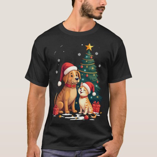 おもしろペット愛好家のホリデーTシャツ Tシャツ (正面)