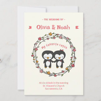 おもしろペンギンの招待状 招待状