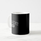 おもしろホッケーママ 母の日ギフト コーヒーマグカップ (正面左)