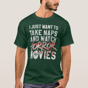 おもしろホラー映画ファン・ハロウィン80年代スラッシャー映画のギフト Tシャツ