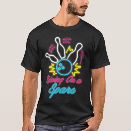 おもしろボウリングピン スポーツ Tシャツ (正面)