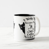 おもしろマグカップが必要で目が覚めた ツートーンマグカップ (正面右)